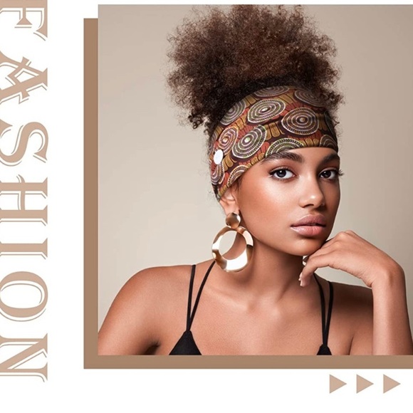 Elastic Headbands Beach Hair Accessories for Women Girls (Simple Patterns)​​ - Picture 7 of 7